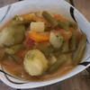 Płonąca brukselka w pomidorach