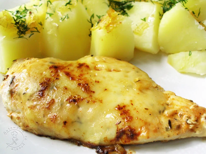 Gyrosowa Pierś Z Kurczaka Z Mozzarellą