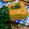Wegetariański pasztet z cieciorką.