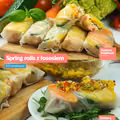 Spring rolls z łososiem - FIT przekąska