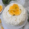 Tort makowo-pomarańczowy