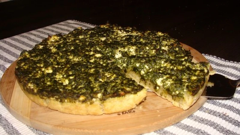 tarta ze szpinakiem