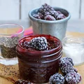 Dżem jeżynowo - czekoladowy z chia