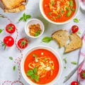 Zupa pomidorowa z pieczonych pomidorów