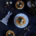 Wielkanocne gniazdka serowe na słodko
