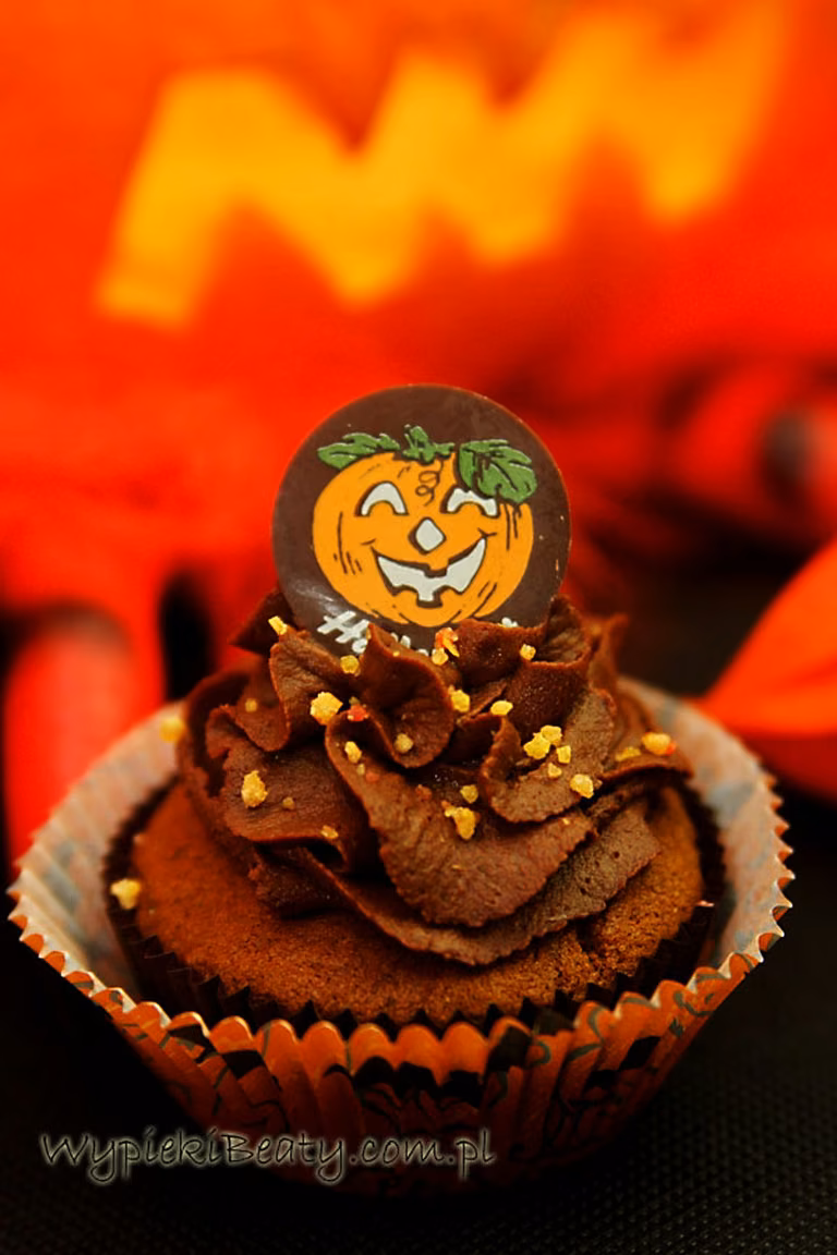 Babeczki czekoladowo-kawowe na Halloween