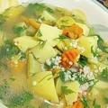 Zupa krupnik " WIOSENNY "