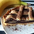 TARTA CZEKOLADOWA Z BANANAMI