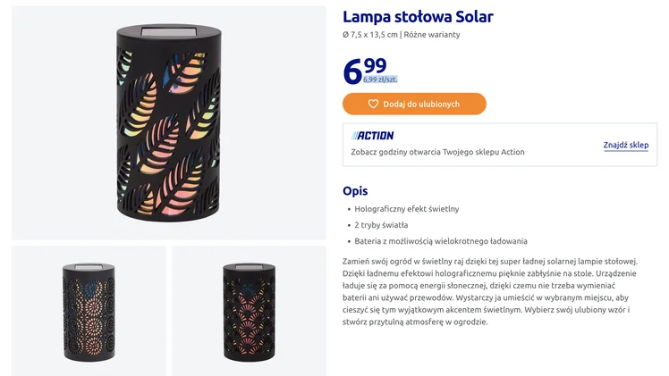 Zdjęcie Ta solarna lampa z Action za 6,99 to kolejny HIT! Balkon w stylu boho za grosze i bez kabla #1