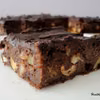 Wegańskie brownie bananowe z orzechami
