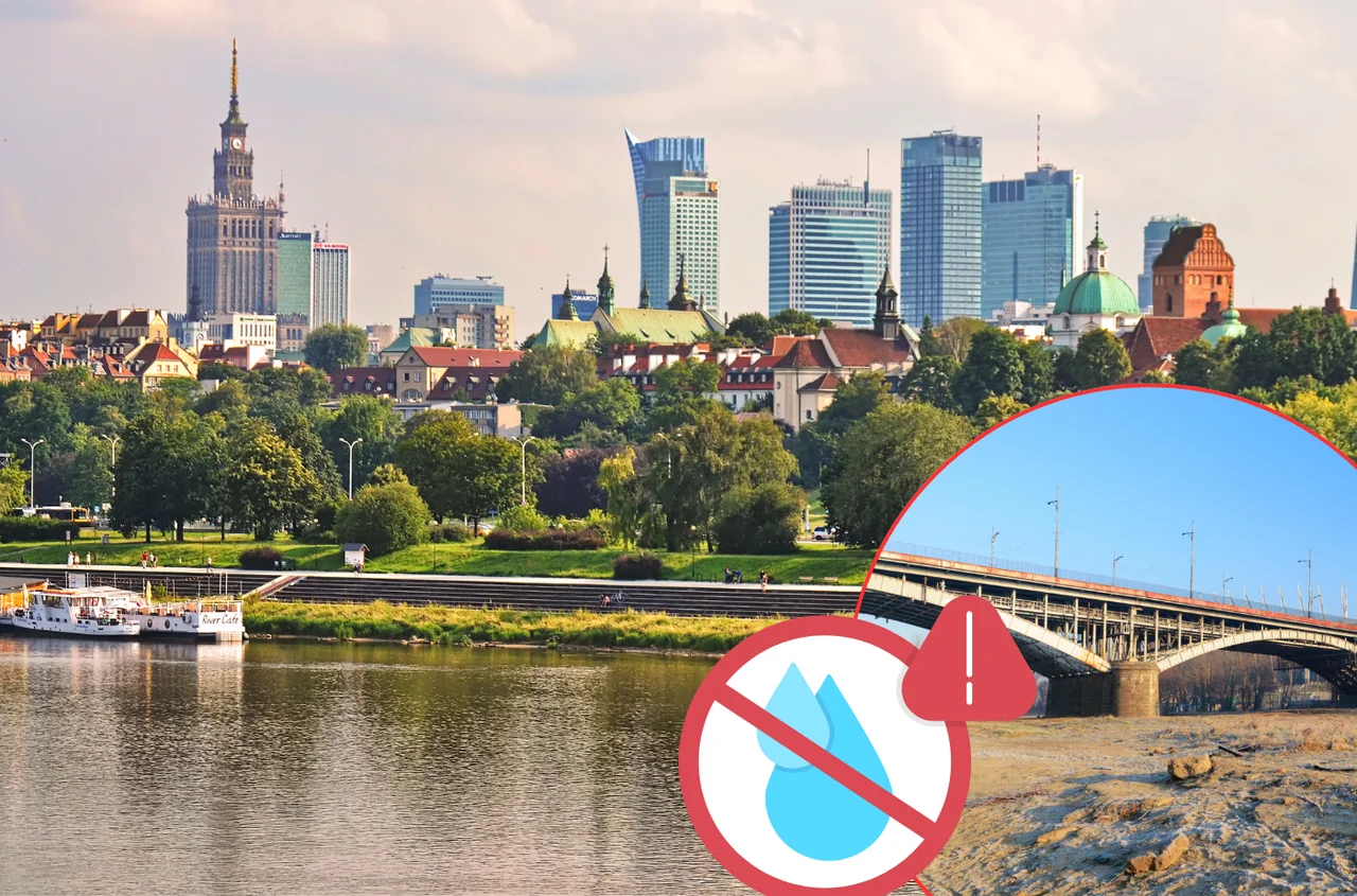 Tak źle jeszcze nie było! Poziom Wisły najniższy w historii!