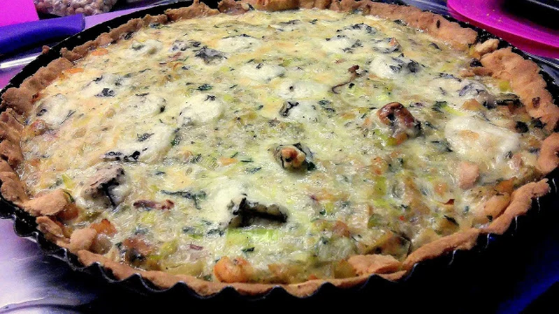 wykwintna kolacja: tarta frutti di mare