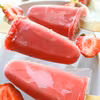 Lody truskawkowe na patyku