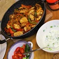 Chicken Fajitas idealne danie na rodzinny domowy obiad jak i przyjęcie dla przyjaciół.