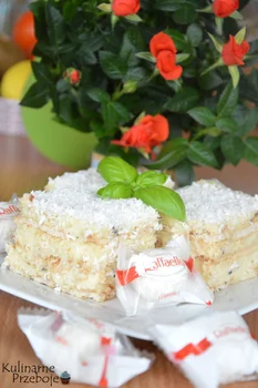 Szybkie i proste ciasto Raffaello bez pieczenia