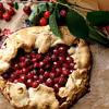 Tarta migdałowa z wiśniami