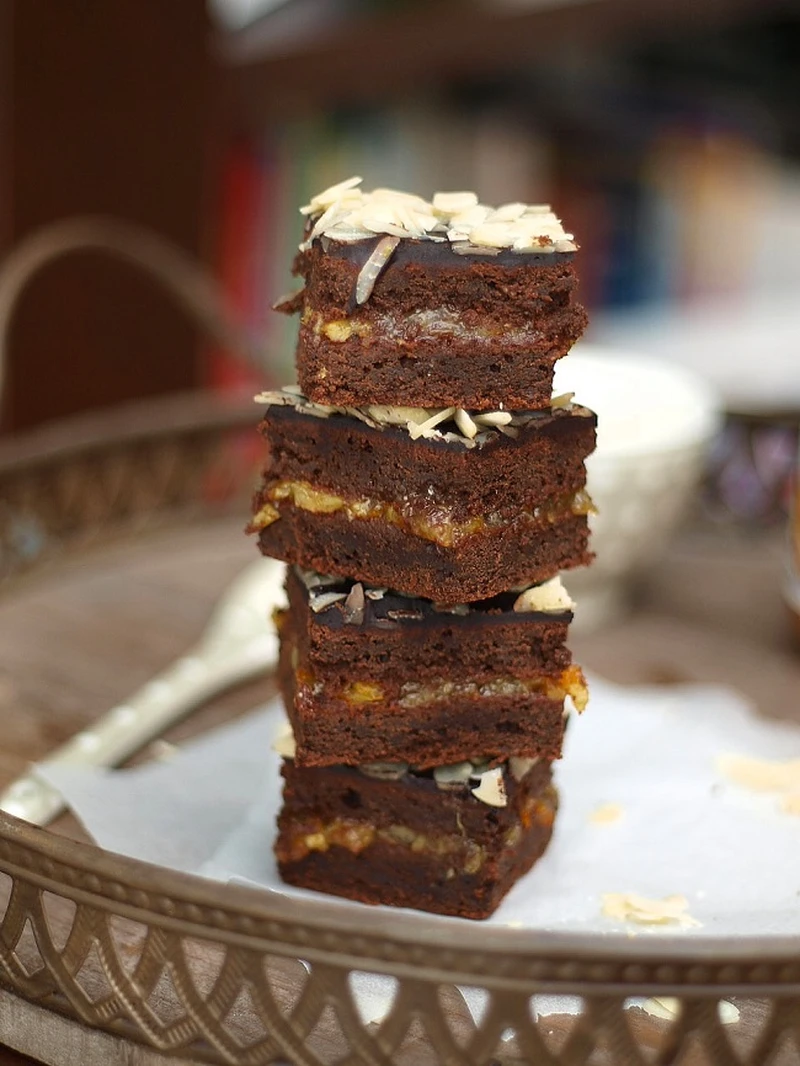 Brownie czekoladowo-pomarańczowe