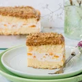 Mandarynkowo Kajmakowe Ciasto Biszkoptowe