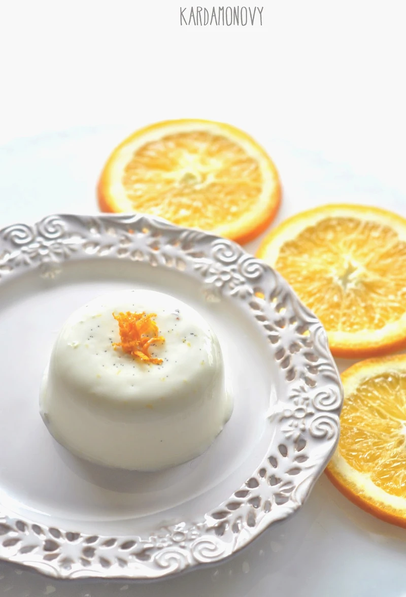 Panna cotta z pomarańczą