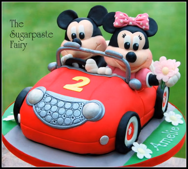 Torcik z myszką Mini i Mickey