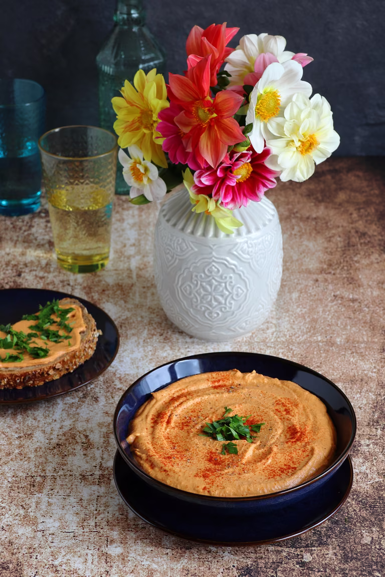 Hummus z warzywami