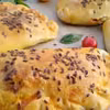 Calzone z mięsem i kurkami