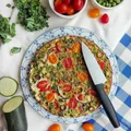 Pieczony omlet z warzywami