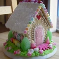 Piękny domek z ciasta