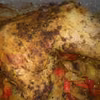 Pieczona noga z indyka
