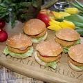 Mini burgery drobiowe