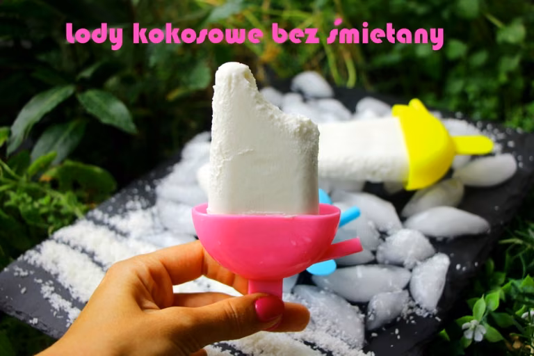 Lody kokosowe - BEZ ŚMIETANY