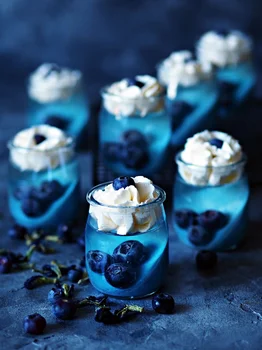 Panna cotta z klitorią
