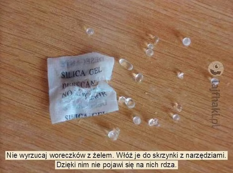Woreczki z żelem - triki