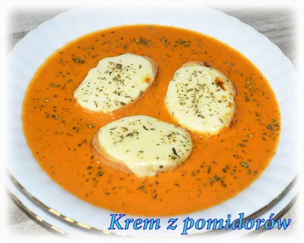 Krem pomidorowy z bazylią i mascarpone