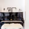 Pianino we wnętrzu