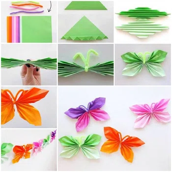 Motyle z papieru - origami