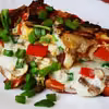 Wytrawny wegetariański omlet fit