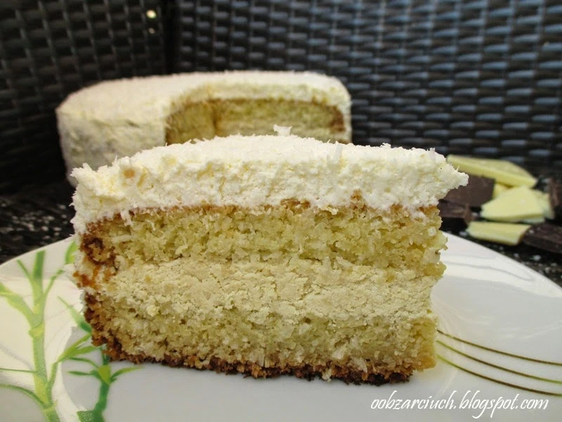 Tort kokosowo-jaglany