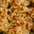 Pieczone ziemniaczki z pikantnym farszem