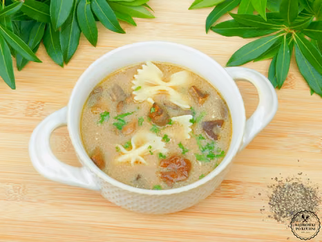 Zupa grzybowa z makaronem