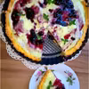 Jagodowa tarta z budyniem