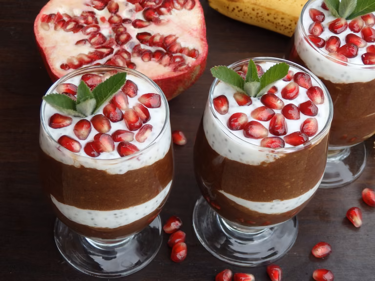 Deser jogurtowo-bananowy z chia