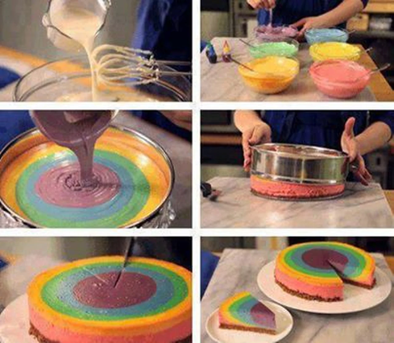 Jak zrobić kolorowe ciasto