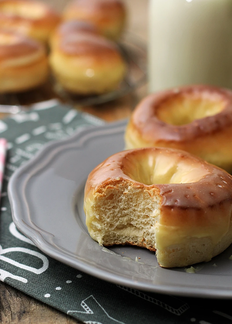Puszyste pączki pieczone