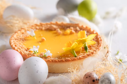 Mazurek cytrynowy z limoncello – lekki i orzeźwiający deser na Wielkanoc!