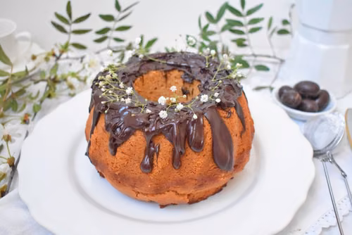Babka z masłem orzechowym