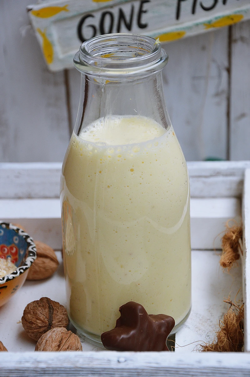 Koktajl banannowo ananasowy na kefirze