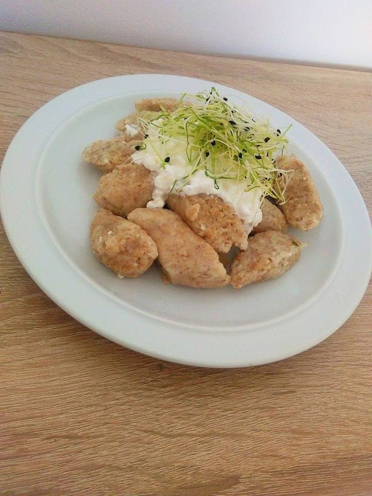 Kopytka razowo-twarogowe