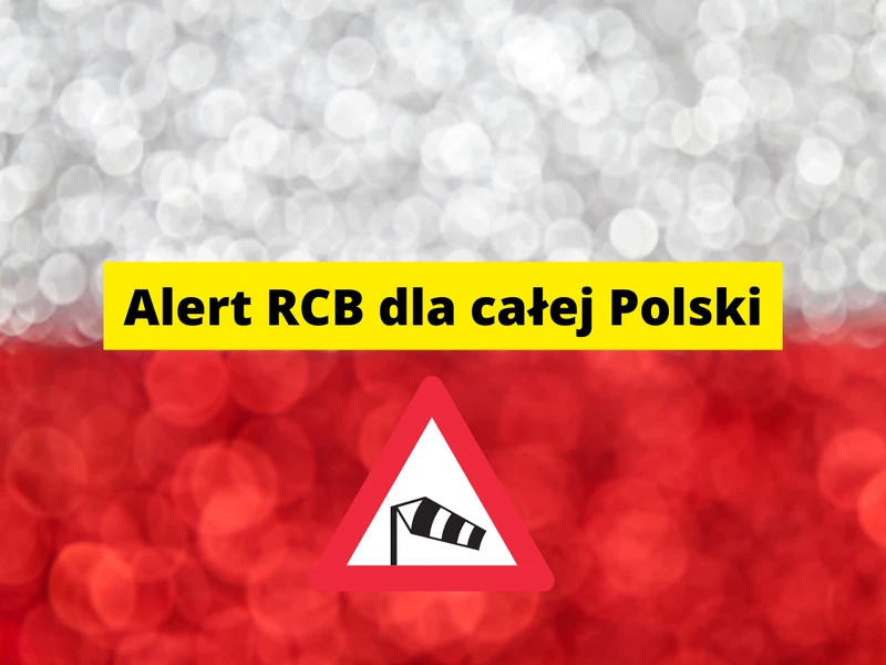 Uwaga! Nadchodzi załamanie pogody. Rozesłano alerty RCB.