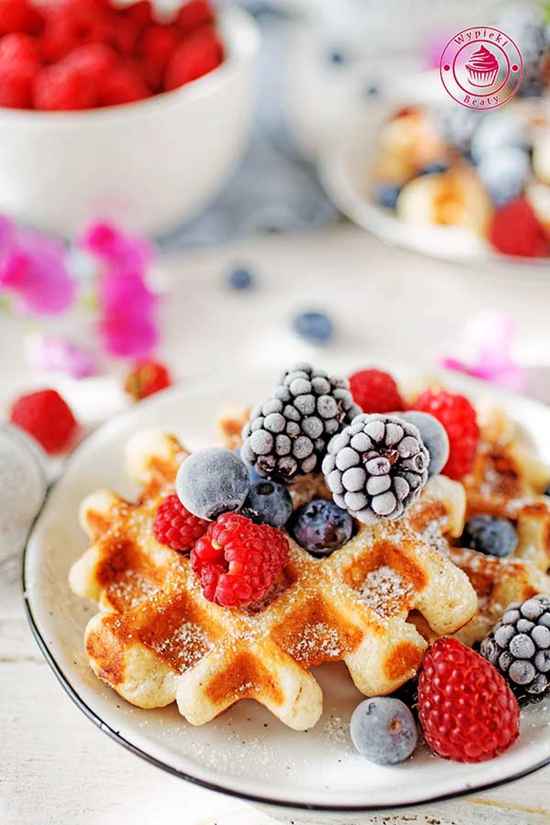 Gofry bananowe chrupiące